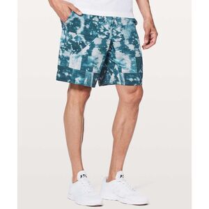 Lululemon Pace Breaker Out of Mind Indigo Lined Shorts Size Unknown READ